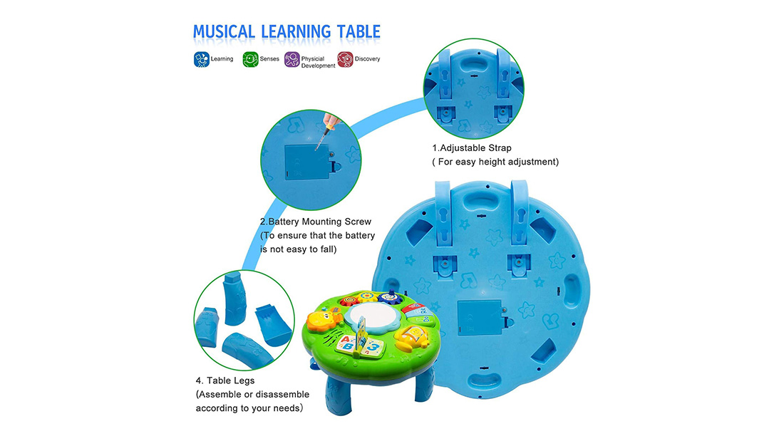 Toyard toy manufacturers musical play table for toddler